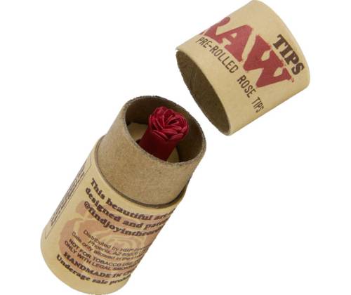 Raw Rose Tips Τζιβάνα Κόκκινη - Προτυλιγμένη Τριαντάφυλλο - Τιμή: 4,70€