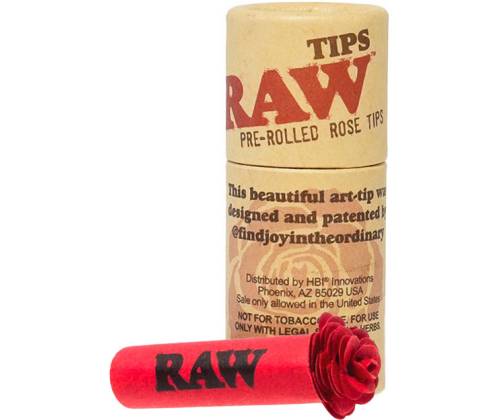 Raw Rose Tips Τζιβάνα Κόκκινη - Προτυλιγμένη Τριαντάφυλλο - Τιμή: 4,70€