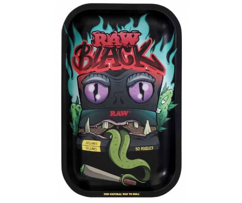 Raw Rolling Tray Black Monster Δίσκος Small (17x27cm) - Τιμή: 8,90€