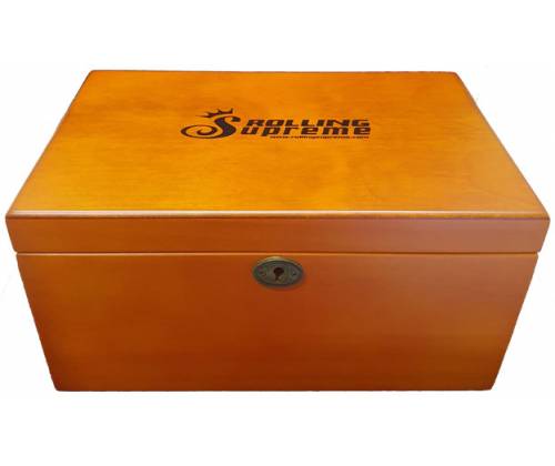 Rolling Supreme Ξύλινο Κουτί Αποθήκευσης με Κλειδί - Big - Τιμή: 79,00€