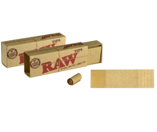 RAW Gummed Tips Τζιβάνα - Διάτρητη με κόλλα 24τεμ. - Τιμή: 8,64€