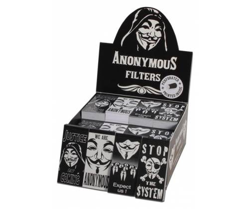 Anonymous Filter Tips Τζιβάνα - Φαρδιά Σπαστή - Τιμή: 0,75€