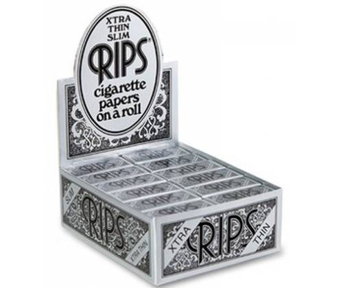 RIPS Black Rolls Ρολό Μαύρο Xtra Thin Slim - 5 Μέτρα - Τιμή: 1,50€