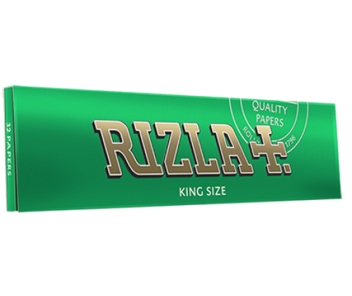 RIZLA Χαρτάκια - Πράσινο- King Size - Τιμή: 0,50€
