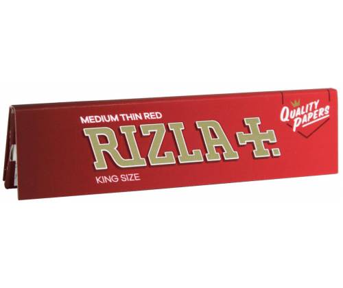 RIZLA Χαρτάκια - Κόκκινο - King Size - Τιμή: 0,50€