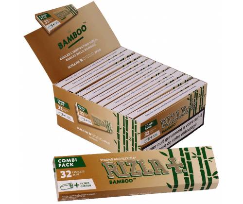 RIZLA Χαρτάκια - Bamboo King Size Slim με Τζιβάνες - Τιμή: 0,89€