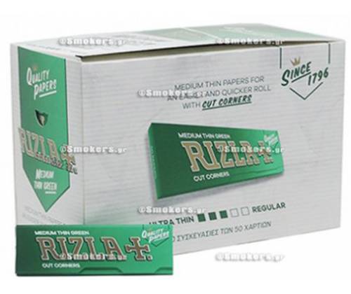 RIZLA Papers - Green 100pcs - Price: 19,75€ RIZLA Papers - Green 100pcs - Price: 19,75€