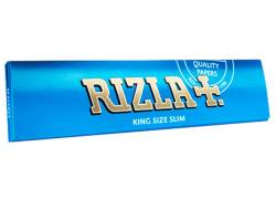 RIZLA Χαρτάκια - Μπλε - King Size Slim 32φ.