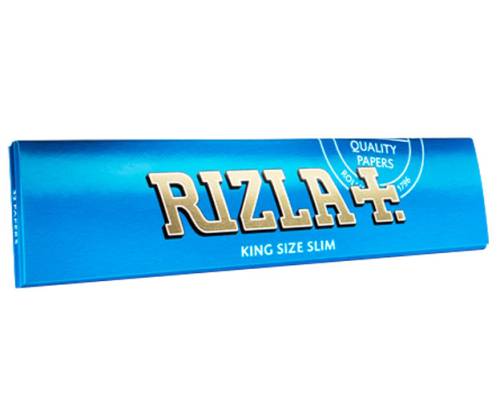 RIZLA Χαρτάκια - Μπλε - King Size Slim 32φ. - Τιμή: 0,50€