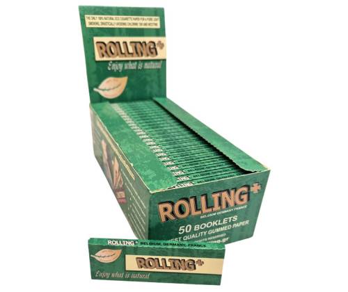 Rolling+ Χαρτάκια Πράσινο (47541) - 50τεμ. - Τιμή: 14,00€