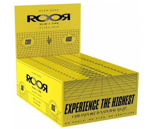 Roor Χαρτάκια Rice - King Size Slim 32φ.  με Τζιβάνα - Τιμή: 1,60€