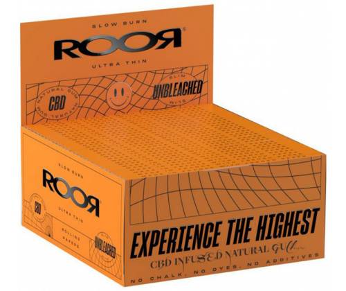 Roor Χαρτάκια Unbleached - King Size Slim 32φ. - Τιμή: 1,30€