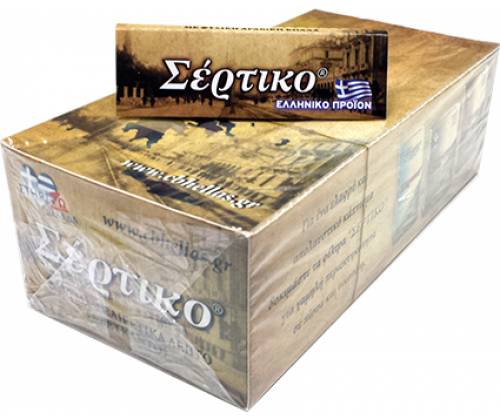 Σέρτικο - Ελληνικά Χαρτάκια - Αλεύκαντο 50τεμ. - Τιμή: 9,45€