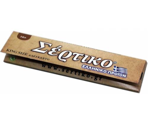 Sertiko - Greek Rolling Papers - Unbleached - King Size -  Price: 0,39€