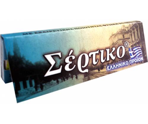 Σέρτικο - Ελληνικά Χαρτάκια - Γαλάζιο - Τιμή: 0,18€