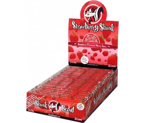 SkunK Αρωματικά Χαρτάκια - 1¼ - Φράουλα 24τεμ. - Τιμή: 28,80€