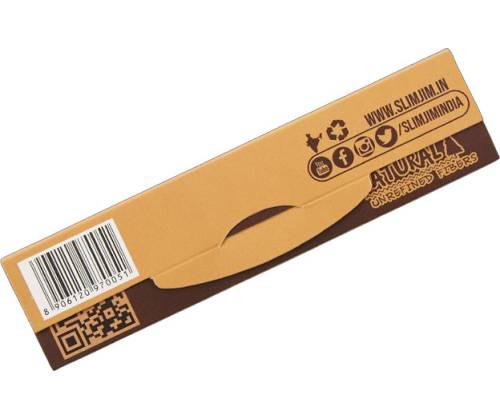 Slim Jim  Χαρτάκια King Size Slim  Ακατέργαστο 32φ. + Tips - Τιμή: 1,50€
