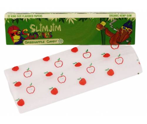 Slim Jim Rolling Papers King Size Slim 32f - Greenapple Candy -  Price: 1,10€