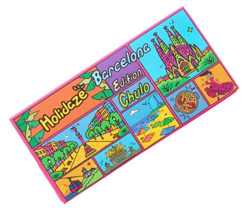 Slim Jim Χαρτάκια King Size Slim & Tips με Δισκάκι και Grinder - Holidaze «Barcelona» Edition - Τιμή: 5,90€
