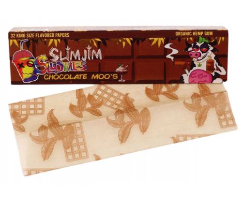 Slim Jim Rolling Papers King Size Slim 32f - Chocolate Moo's -  Price: 1,10€