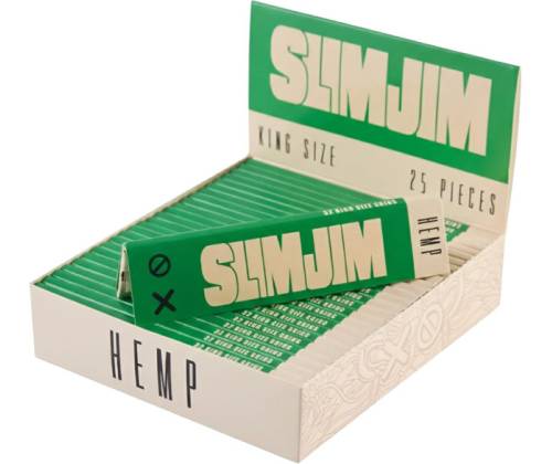 Slim Jim  Χαρτάκια King Size Slim  Ακατέργαστο 32φ. - Τιμή: 1,10€