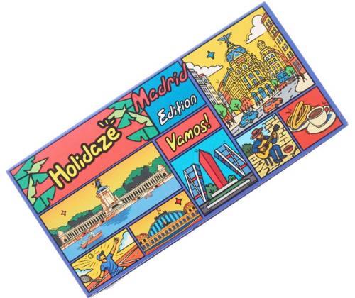 Slim Jim Χαρτάκια King Size Slim & Tips με Δισκάκι και Grinder - Holidaze «Madrid» Edition - Τιμή: 5,90€