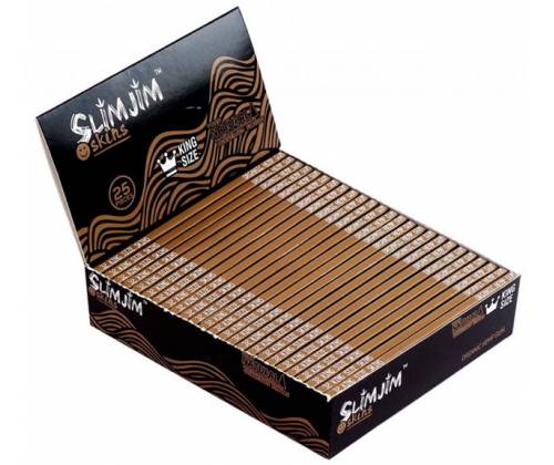 Slim Jim Rolling Papers King Size Slim Unbleached 32φ. -  Price: 0,90€