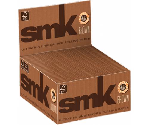 SMK Brown Unbleached Χαρτάκια - Ακατέργαστο - King Size 50τεμ. - Τιμή: 32,24€