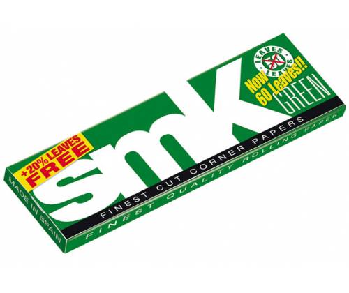 SMK Χαρτάκια - Πράσινο Regular 60φ - Τιμή: 0,29€