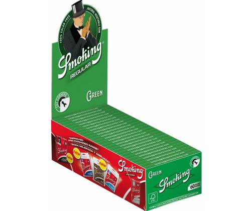 Smoking Χαρτάκια - Πράσινο 50τεμ. - Τιμή: 11,90€