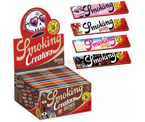 Smoking Χαρτάκια - Brown Creators Collection Special Edition - King Size 1τεμ. - Τιμή: 1,00€