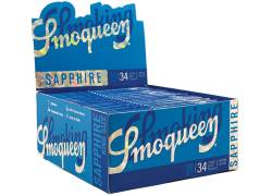 Smoking Χαρτάκια Smoqueen Sapphire Μπλε - King Size Slim 50τεμ.