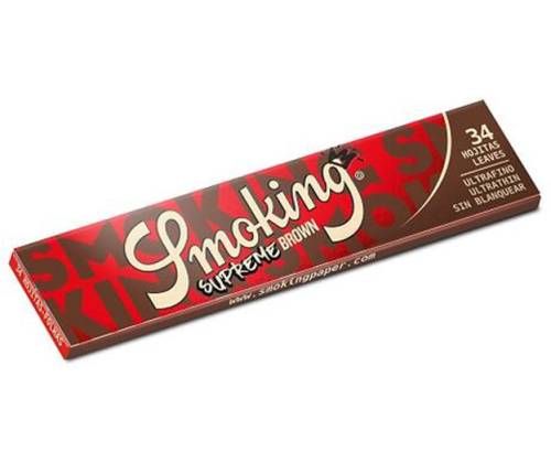 Smoking Χαρτάκια - Supreme Brown King Size 33φ.- 50τεμ. - Τιμή: 29,50€