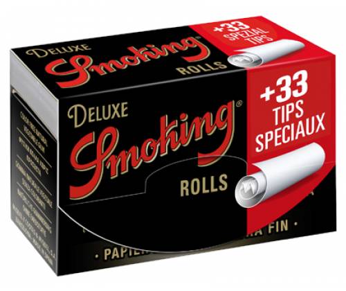 Smoking Rolls Ρολό Deluxe - 4 Μέτρα + Tips - Τιμή: 1,75€