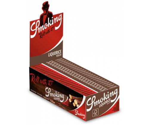 Smoking Χαρτάκια - Liquorice - Γλυκόριζα 50τεμ. - Τιμή: 24,90€