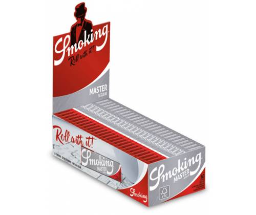Smoking Χαρτάκια - Master - Ασημί 50τεμ. - Τιμή: 12,30€