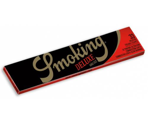Smoking Χαρτάκια - Deluxe - Μαύρο - King Size 50τεμ. - Τιμή: 26,29€