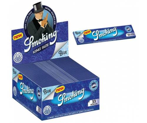 Smoking Χαρτάκια - Μπλε - King Size Slim Ultra Thin - NEW - Τιμή: 0,60€