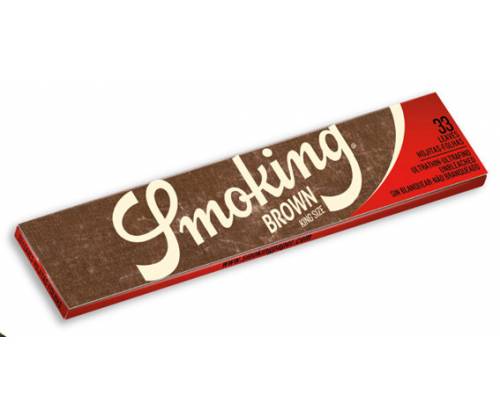 Smoking Χαρτάκια - Brown - Ακατέργαστο - King Size 50τεμ. - Τιμή: 29,76€