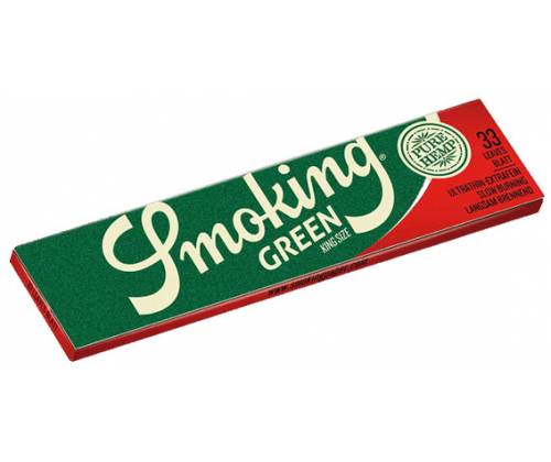 Smoking Χαρτάκια - Green - Πράσινο 33φ. - King Size 50τεμ. - Τιμή: 30,00€