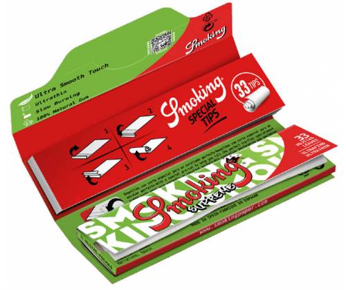 Smoking Χαρτάκια - Supreme King Size με Τζιβάνες 33φ. - 24τεμ. - Τιμή: 33,60€