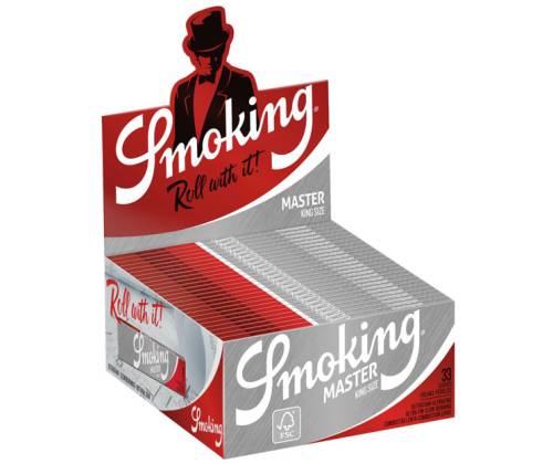 Smoking Rolling Papers - Master - Silver - King Size -  Price: 0,60€