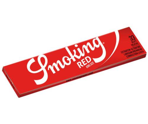 Smoking Χαρτάκια - Κόκκινο - King Size (New) 50τεμ. - Τιμή: 29,80€