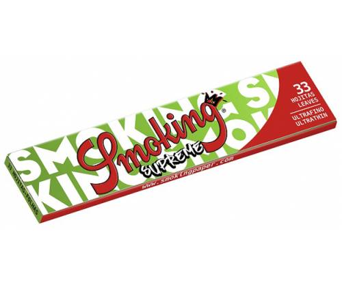 Smoking Χαρτάκια - Supreme King Size 33φ. - Τιμή: 0,60€