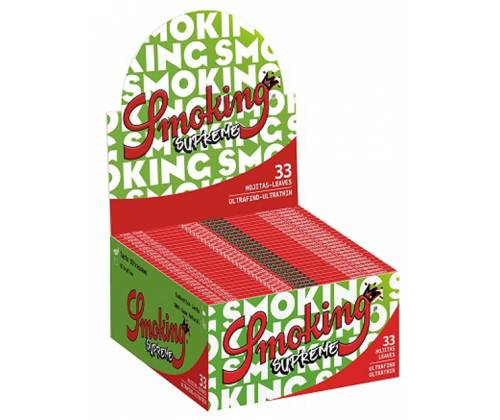 Smoking Χαρτάκια - Supreme King Size 33φ. - Τιμή: 0,60€