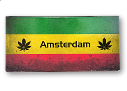 Snail Χαρτάκια - Amsterdam Rasta - King Size Slim με Τζιβάνα