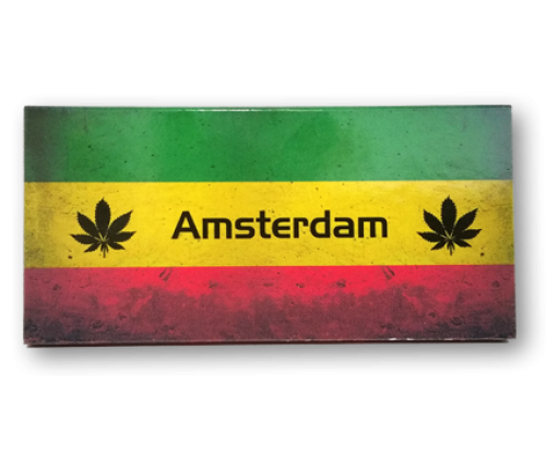 Snail Χαρτάκια - Amsterdam Rasta - King Size Slim με Τζιβάνα - Τιμή: 2,40€