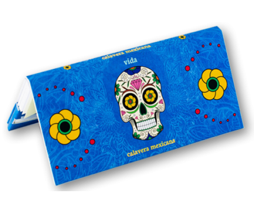 Snail Χαρτάκια - Mexican Sugar Skull Γαλάζιο - Muerte | Ο Θάνατος - Τιμή: 2,30€