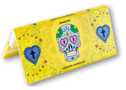 Snail Χαρτάκια - Mexican Sugar Skull Κίτρινο - Muerte| Ο Θάνατος