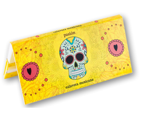 Snail Χαρτάκια - Mexican Sugar Skull Κίτρινο - Pasion | Το Πάθος - Τιμή: 2,30€